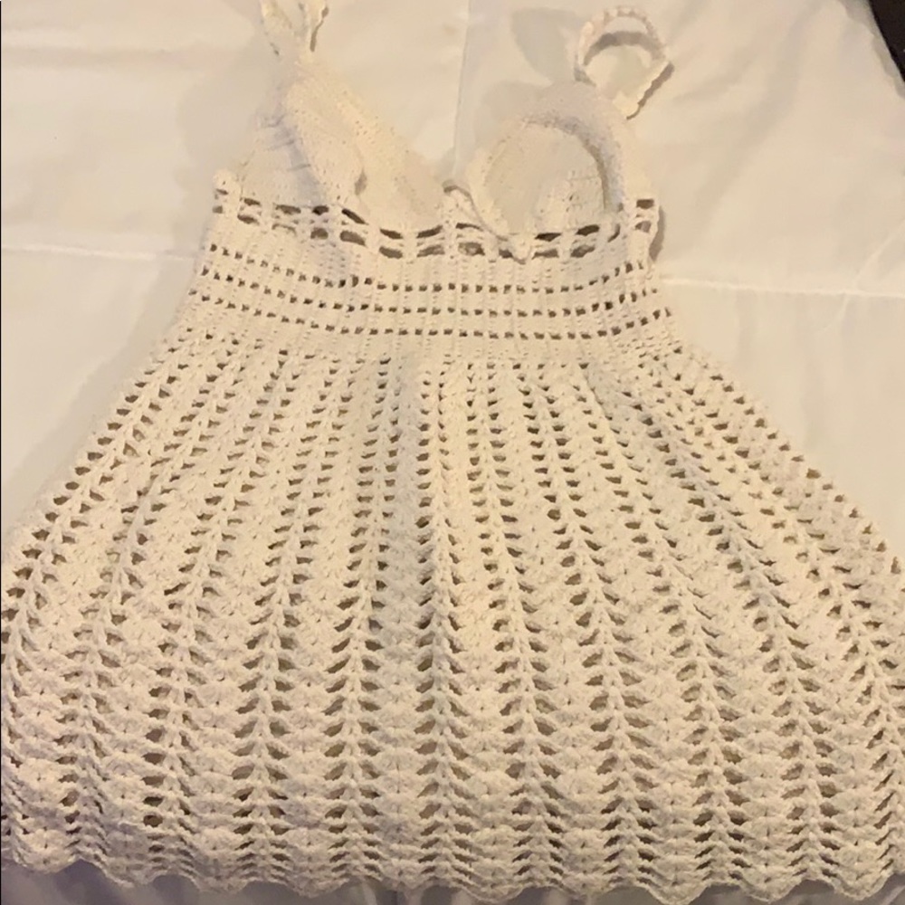 Crochet handmade little dress
